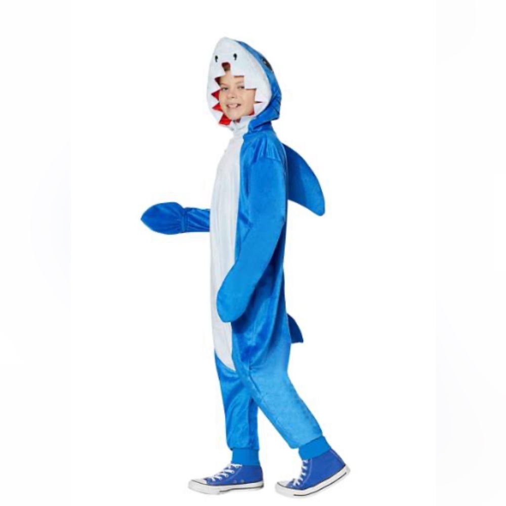 Spirit shark kids costume, L/XL (fits kids about 12+)